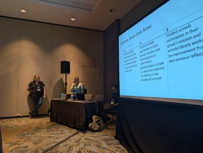 Dr. McPadden leading a workshop session at the AAPT 2024 Summer Conference.